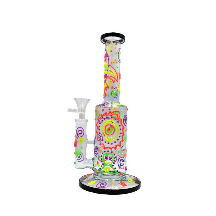 9.8" Swirl Colored Waterpipe - (1 Count)-Hand Pipes, Rigs, & Bubblers