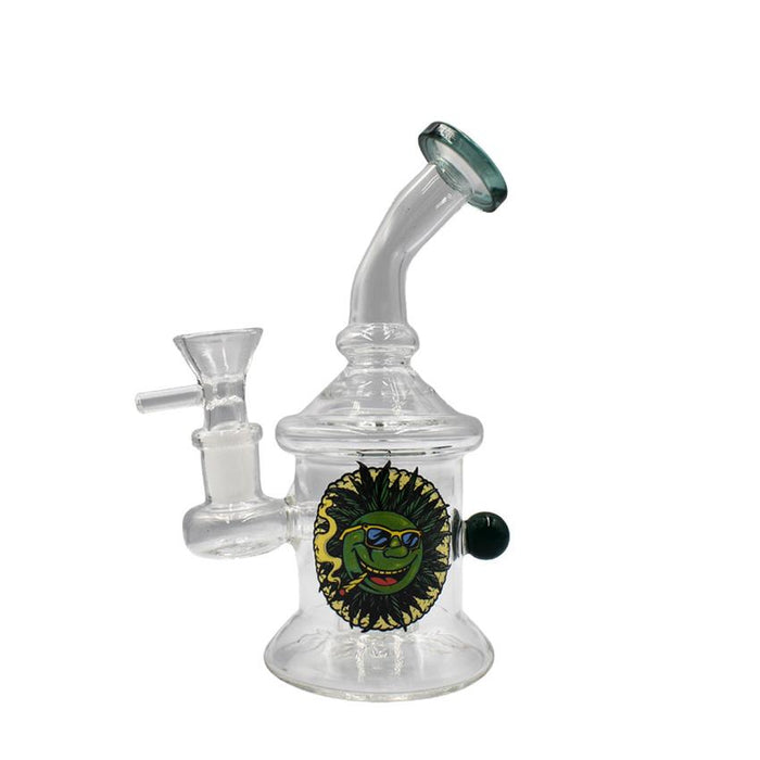 6.3" Bent Neck Nub Waterpipe - Colors May vary - (1 Count)-MJ Wholesale