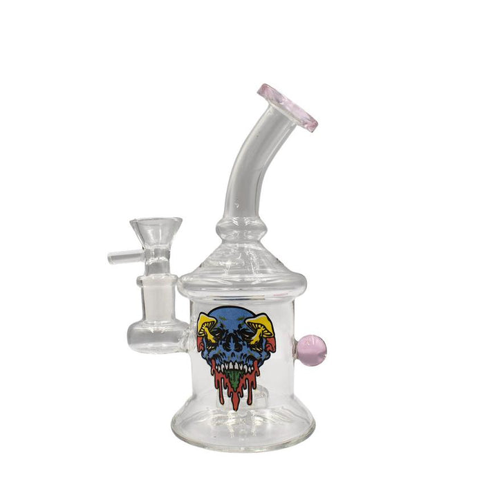 6.3" Bent Neck Nub Waterpipe - Colors May vary - (1 Count)-MJ Wholesale