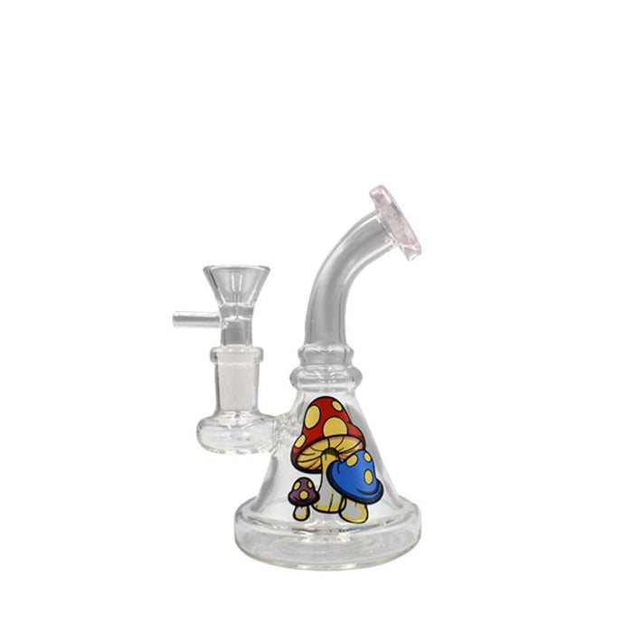 6.3" Bent Neck Waterpipe - Colors May vary - (1 Count)-MJ Wholesale