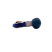 4.5" Tripple Colored Frit Swirl Hand Pipe - (2 Count)-Hand Pipes, Rigs, & Bubblers-MJ Wholesale