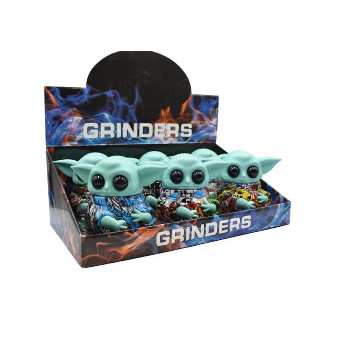Yoba Jumbo Grinder - Colors May Vary - (6 Count Display)-Grinders-MJ Wholesale