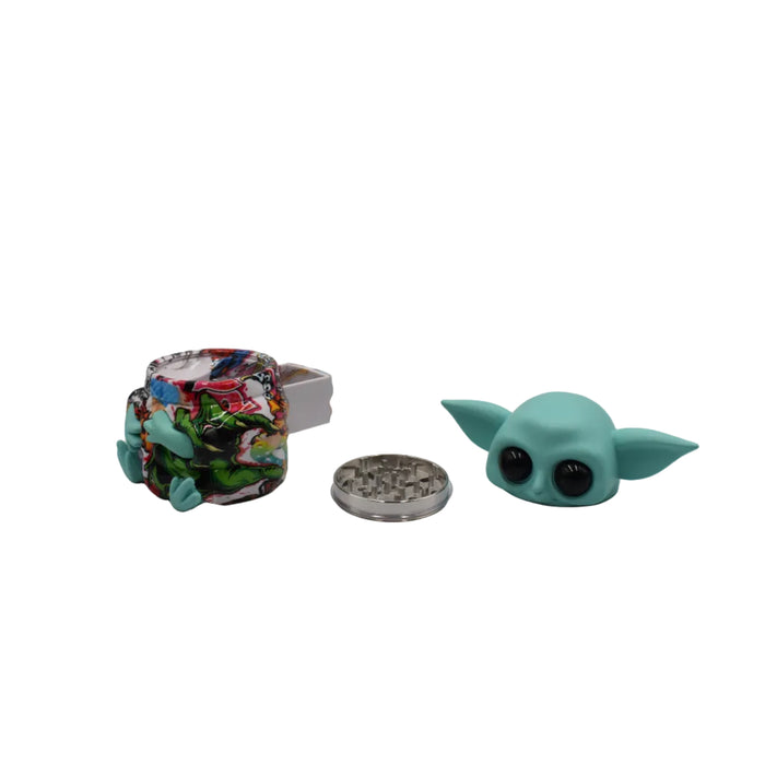 Yoba Jumbo Grinder - Colors May Vary - (6 Count Display)-Grinders-MJ Wholesale