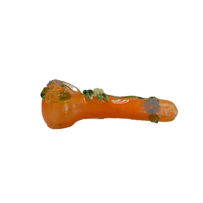 4" Flower Design Hand Pipe - Color May Vary - (2 Count)-Hand Pipes, Rigs, & Bubblers-MJ Wholesale