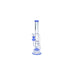 Clover 13" Ball Perc Recycler Straight Tube Waterpipe - Colors May Vary - (1 Count)-Glass Water Pipes-MJ Wholesale