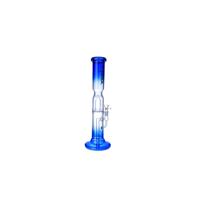 CLOVER 15" Dome Perc Straight Tube Waterpipe - Colors May Vary- (1 Count)-Glass Water Pipes-MJ Wholesale