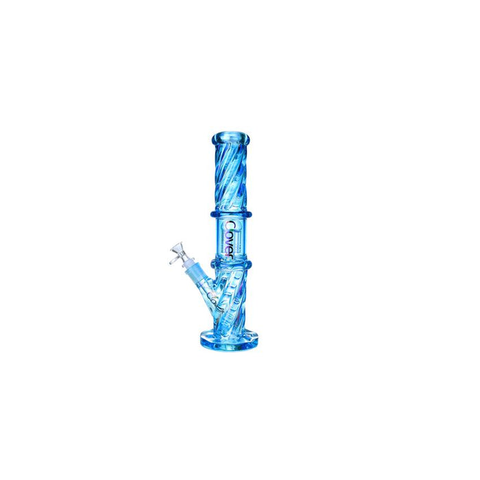 Clover 14" Spiral Tree Arm Perc Waterpipe 50x7 MM - Colors May Vary - (1 Count)-Glass Water Pipes-MJ Wholesale