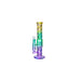 Clover 14" Extended Stem Tree Arm Perc Waterpipe 50x7MM - Colors May Vary - (1 Count)-Glass Water Pipes-MJ Wholesale
