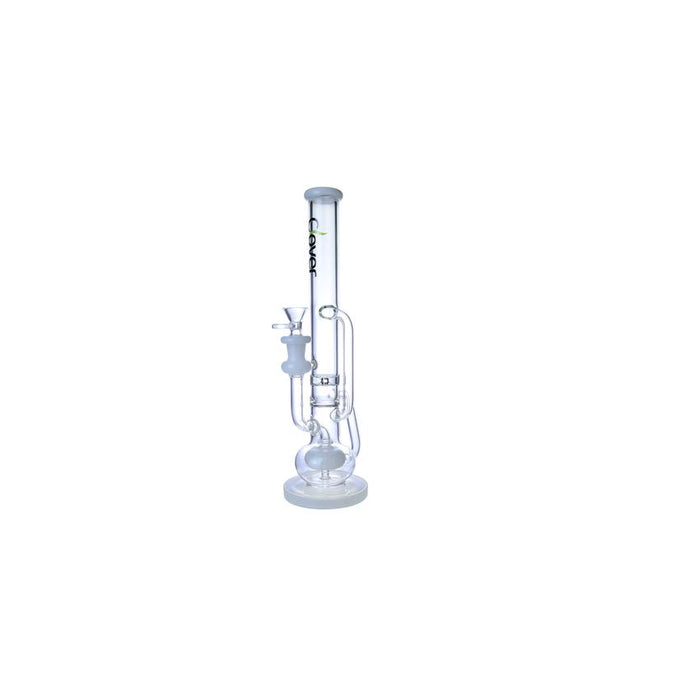Clover 13" Ball Perc Recycler Straight Tube Waterpipe - Colors May Vary - (1 Count)-Glass Water Pipes-MJ Wholesale