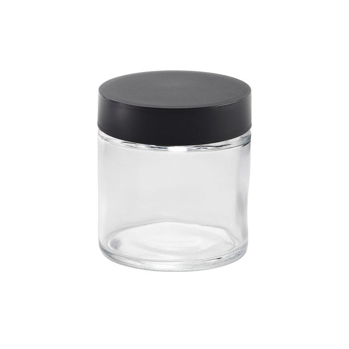 Loud Lock Glass Jar w/ Cap - 3oz / 60mm - 100pc - Child Resistant-Glass Jars-MJ Wholesale