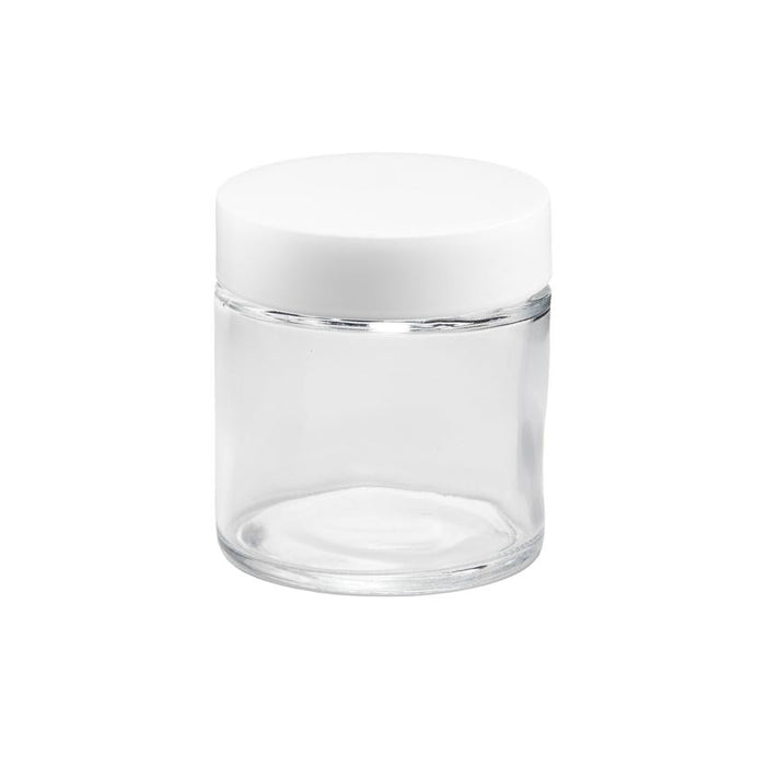 Loud Lock Glass Jar w/ Cap - 3oz / 60mm - 100pc - Child Resistant-Glass Jars-MJ Wholesale