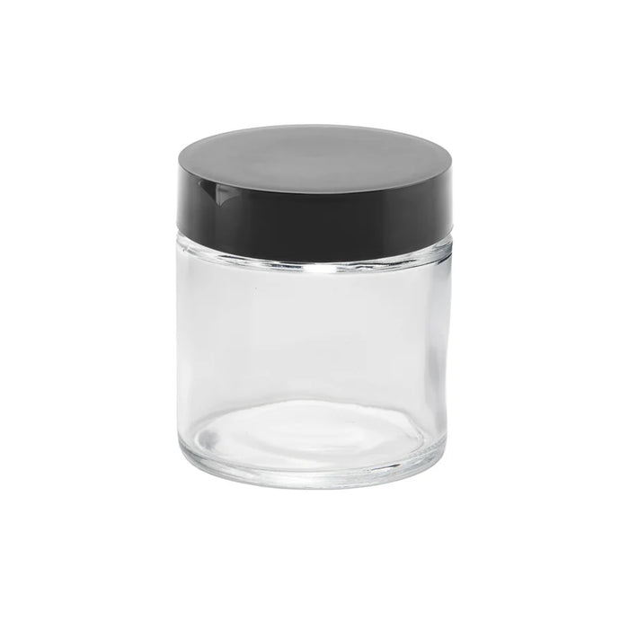 3oz / 60mm Glass Jar w/ Cap - 100pc - Child Resistant