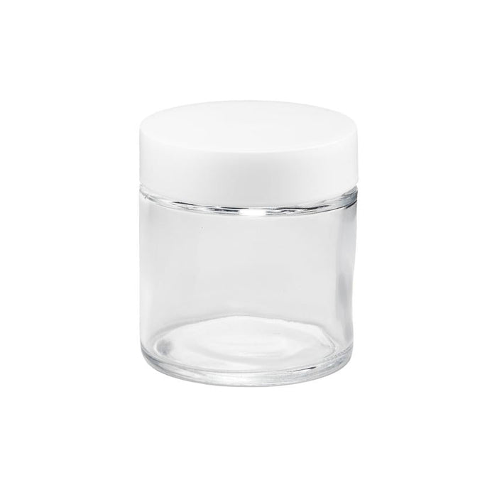 Loud Lock Glass Jar w/ Cap - 3oz / 60mm - 100pc - Child Resistant-Glass Jars-MJ Wholesale