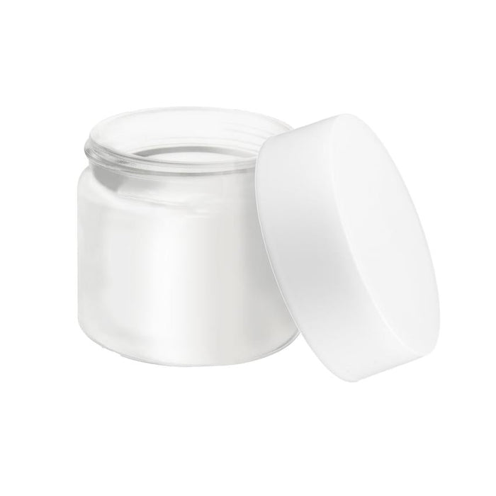 Loud Lock Glass Jar w/ Cap - 2oz / 60mm - 100pc - Child Resistant-Glass Jars-MJ Wholesale