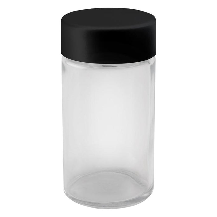 Loud Lock Glass Jar w/ Cap - 84mm / 35mm - 200pc - Child Resistant-Glass Jars-MJ Wholesale