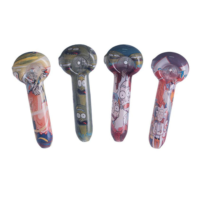 4.1" Morty Wrap Handpipe - Colors May vary - (1 Count)-MJ Wholesale