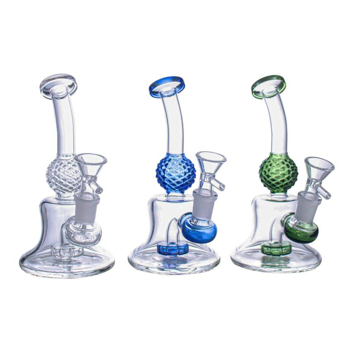 6.3" Shower Perc Drop Waterpipe - Colors May vary - (1 Count)-MJ Wholesale