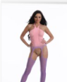 Darling Bodysuit - Pink/Purple