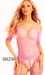 Lace Ombre Bodystocking-Pink/Purple