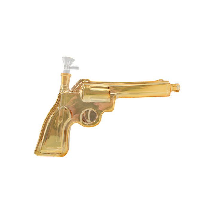 10" Shooter Pistola Water Pipe (Colors May Vary)-Hand Pipes, Rigs, & Bubblers-MJ Wholesale