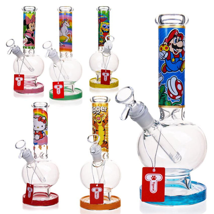 10" Fishbowl Character Waterpipe - Character or Colors May Vary - (1 Count)