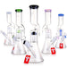 12" Single Kink Tree Arm Perc Waterpipe - Colors May Vary - (1 Count)-Hand Pipes, Rigs, & Bubblers