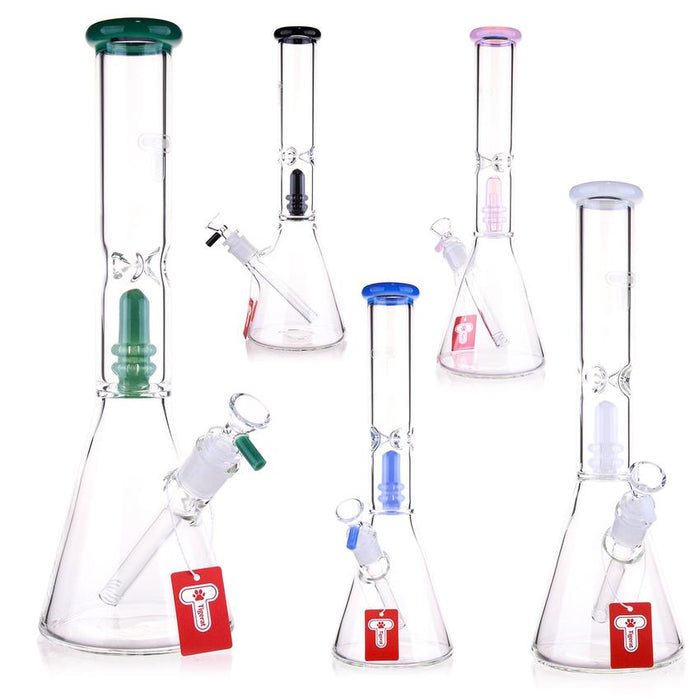 15" Dome Perc Waterpipe - Colors May Vary - (1 Count)-Hand Pipes, Rigs, & Bubblers