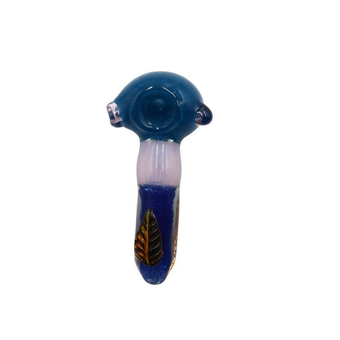 4.5" Tripple Colored Frit Swirl Hand Pipe - (2 Count)-Hand Pipes, Rigs, & Bubblers-MJ Wholesale