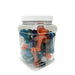 3.5" Twisted Swirl Hand Pipe - Mixed Color Jar - (30 Count)-Glass Chillums