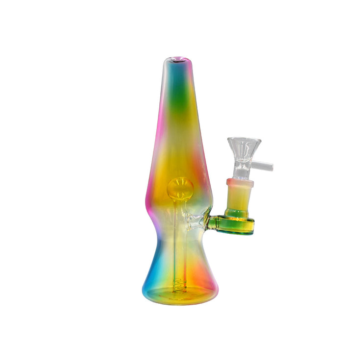 6.7" Lava Lamp Waterpipe - Colors May Vary - (1 count)-Glass Water Pipes-MJ Wholesale