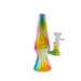 6.7" Lava Lamp Waterpipe - Colors May Vary - (1 count)-Glass Water Pipes-MJ Wholesale