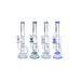 Clover 13" Ball Perc Recycler Straight Tube Waterpipe - Colors May Vary - (1 Count)-Glass Water Pipes-MJ Wholesale