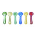 Clover 4.6" Four Hole Handpipe - Colors May Vary - (1 Count)-Hand Pipes-MJ Wholesale