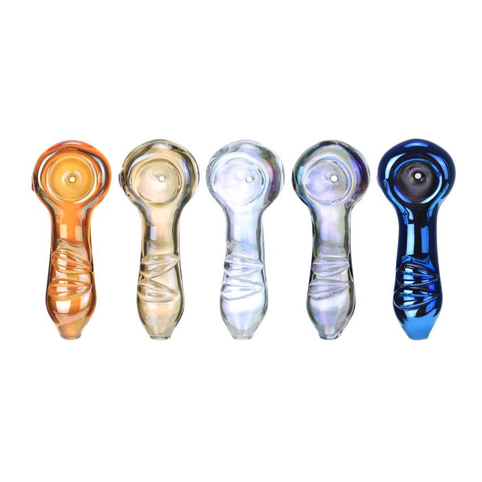 Clover 4" Rug Top Handpipe - Colors May Vary - (1 Count)-Hand Pipes-MJ Wholesale
