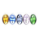 Clover 3" Flat Round Handpipe - Colors May Vary - (1 Count)-Hand Pipes-MJ Wholesale