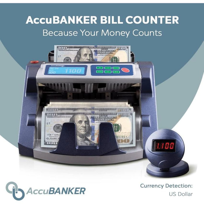 AccuBANKER 1100 Plus UV Currency Counter - (1 Count)-Office Supplies & Currency Counters