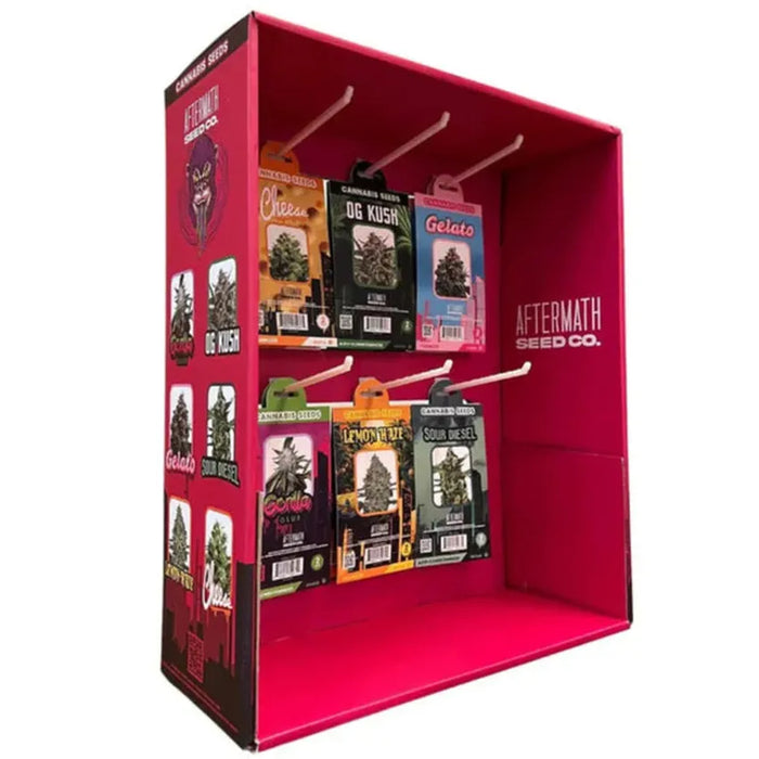 Aftermath Seed Co. Mixed Seed Display - 2 Seeds Per Pack - (12 Count Display)-Displays