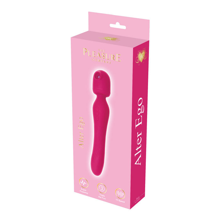 Alter Ego Ultra Multi-Function Wand - Pink-Multi-Functional