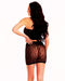 Be Savage Leopard 2 Pc Skirt Set Black-