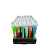 Beamer 5″ Silicone & Glass 2-in-1 Chillum & Straw – Reversible Tip-Mixed Colors – (48 Count Display)-Hand Pipes, Rigs, & Bubblers