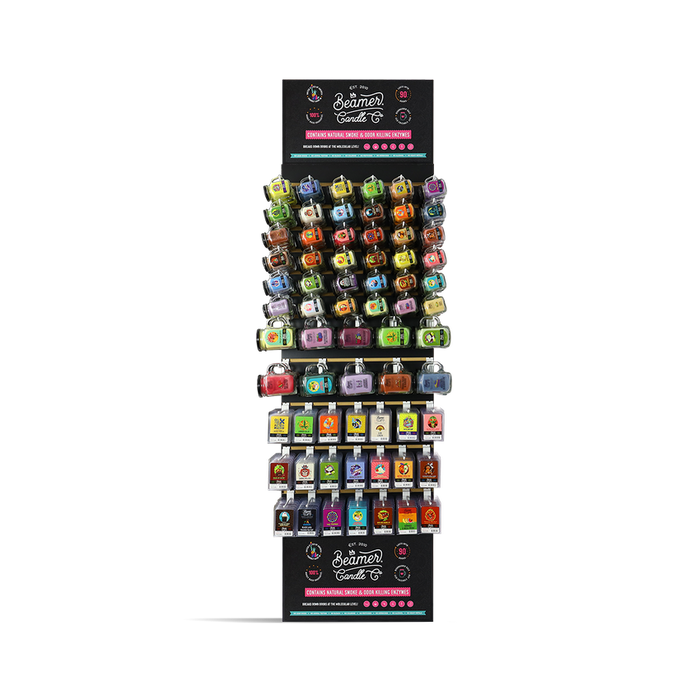Beamer Candle Co. - USA Handcrafted Display - Large - Pre Mixed w/ All Scents, Sizes, Collections-