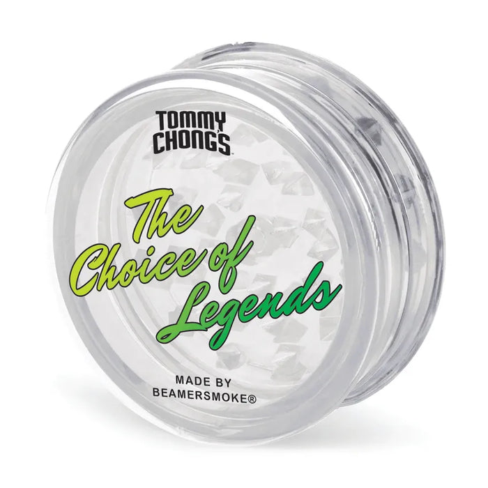 Beamer & Tommy Chong's Virgin Acrylic 3-Piece 63mm Grinder – (12 Count Display)-Grinders