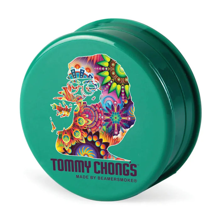 Beamer & Tommy Chong's Virgin Acrylic 3-Piece 63mm Grinder – (12 Count Display)-Grinders