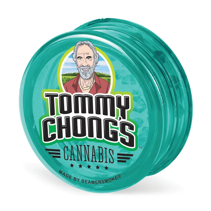 Beamer & Tommy Chong's Virgin Acrylic 3-Piece 63mm Grinder – (12 Count Display)-Grinders