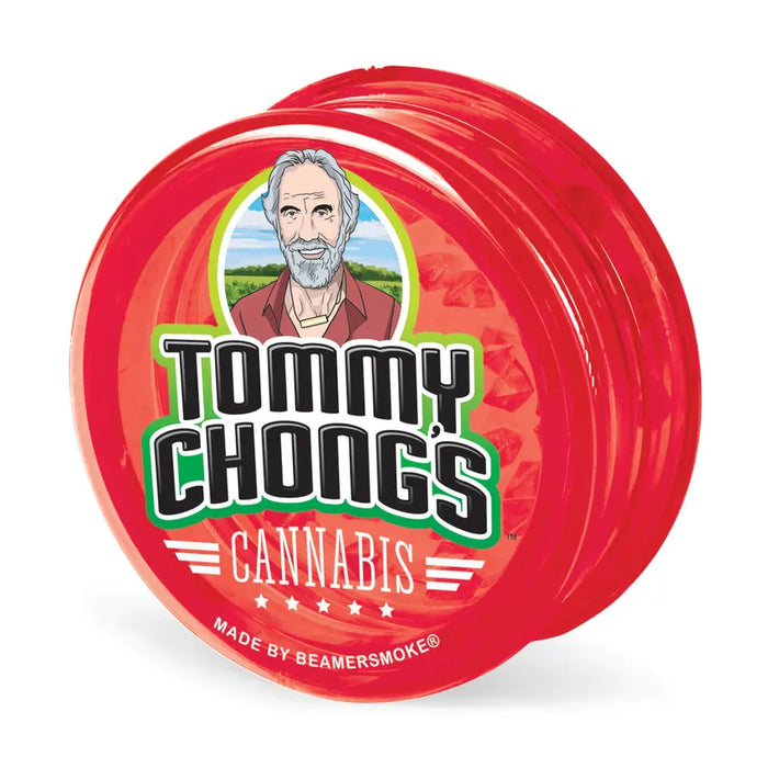 Beamer & Tommy Chong's Virgin Acrylic 3-Piece 63mm Grinder – (12 Count Display)-Grinders