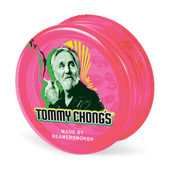 Beamer & Tommy Chong's Virgin Acrylic 3-Piece 63mm Grinder – (12 Count Display)-Grinders