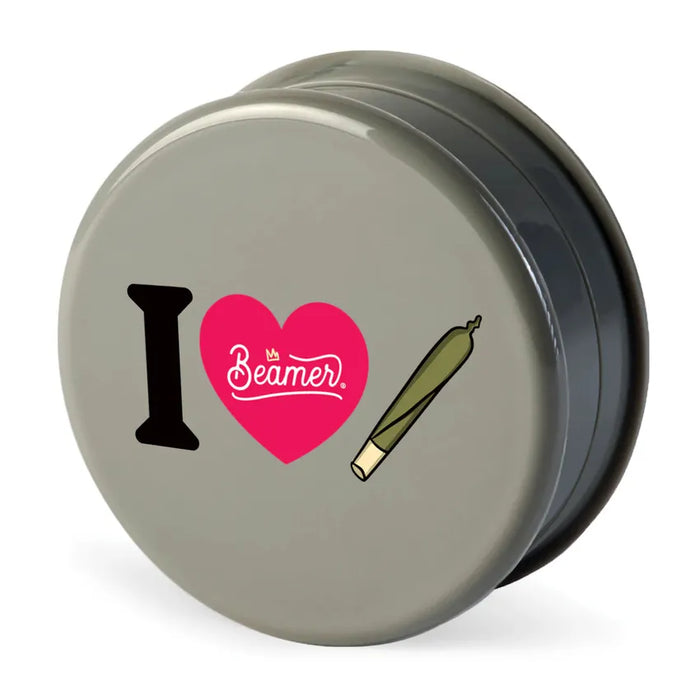 Beamer Virgin Acrylic 3-Piece 63mm Grinder - Design and Color May Vary – (12 Count Display)-Grinders