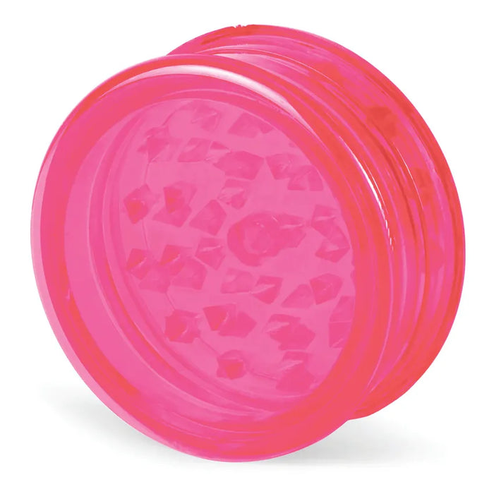Beamer Virgin Acrylic 3-Piece 63mm or 90mm Grinder - Mixed Colors – (12 Count Display)-Grinders