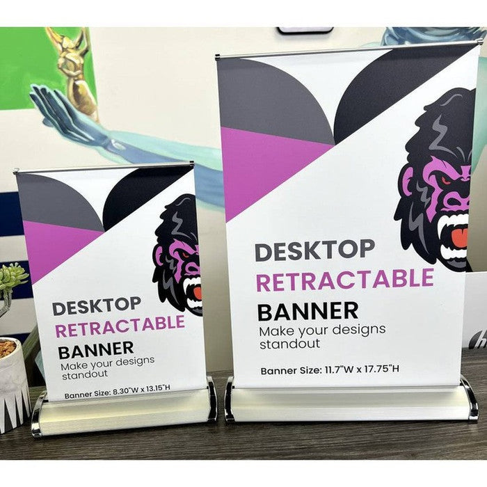 Beast Branding CUSTOM PRINTED Retractable Banner with Stand-Custom Print Marketing Material