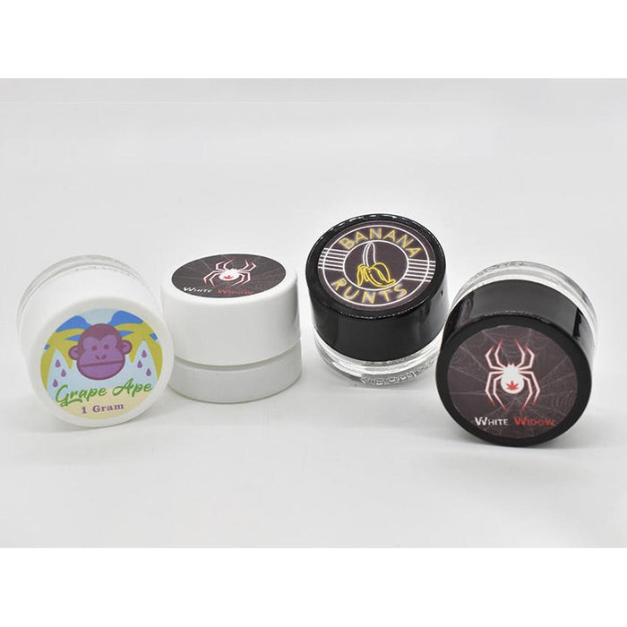 Beast Branding CUSTOM PRINTED STICKERS - 1.25" Circle for Concentrate Container or Flower Jar-Custom Print Stickers